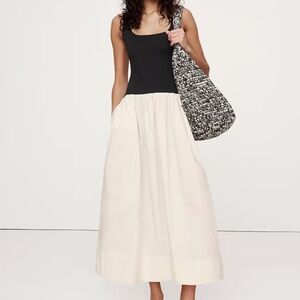 Banana Republic Mixed Media Dress NWT